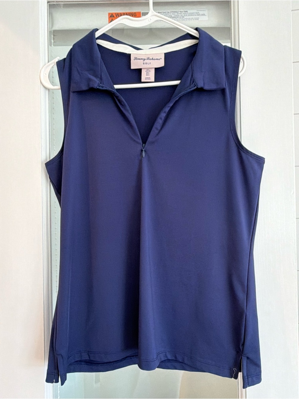Tommy Bahama Navy Sleeveless Polo Tank Top